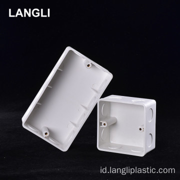 Mount Black Junction Socket Switch Lantai Dinding kotak